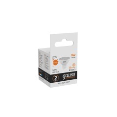 Лампа светодиодная LED 9 Вт 640 лм 3000К софит MR16 теплый GU5.3 AC 220В Elementary Gauss