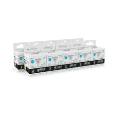 Лампа светодиодная LED 11 Вт 850 лм 4100К софит MR16 нейтральный GU5.3 AC 220В Elementary Gauss