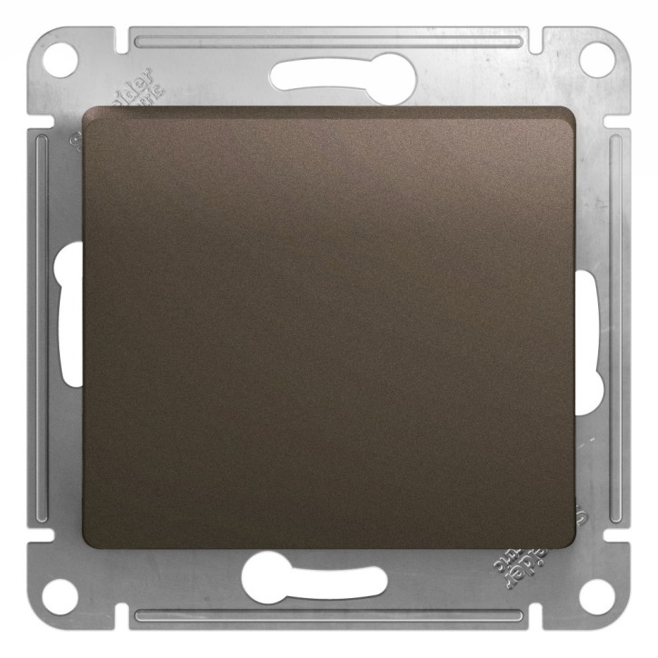 GLOSSA Переключатель одноклавишный сх.6 шоколад в рамку GLOSSA Переключатель одноклавишный сх.6 шоколад в рамку