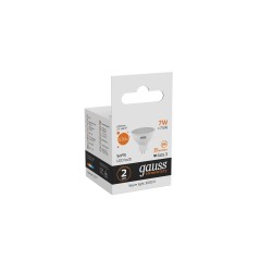 Лампа светодиодная LED 7 Вт 530 лм 3000К софит MR16 теплый GU5.3 AC 220В Elementary Gauss