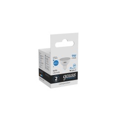 Лампа светодиодная LED 9 Вт 680 лм 6500К софит MR16 холодный GU5.3 AC 220В Elementary Gauss