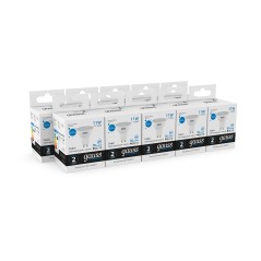 Лампа светодиодная LED 11 Вт 850 лм 6500К софит MR16 холодный GU10 AC 220В Elementary Gauss