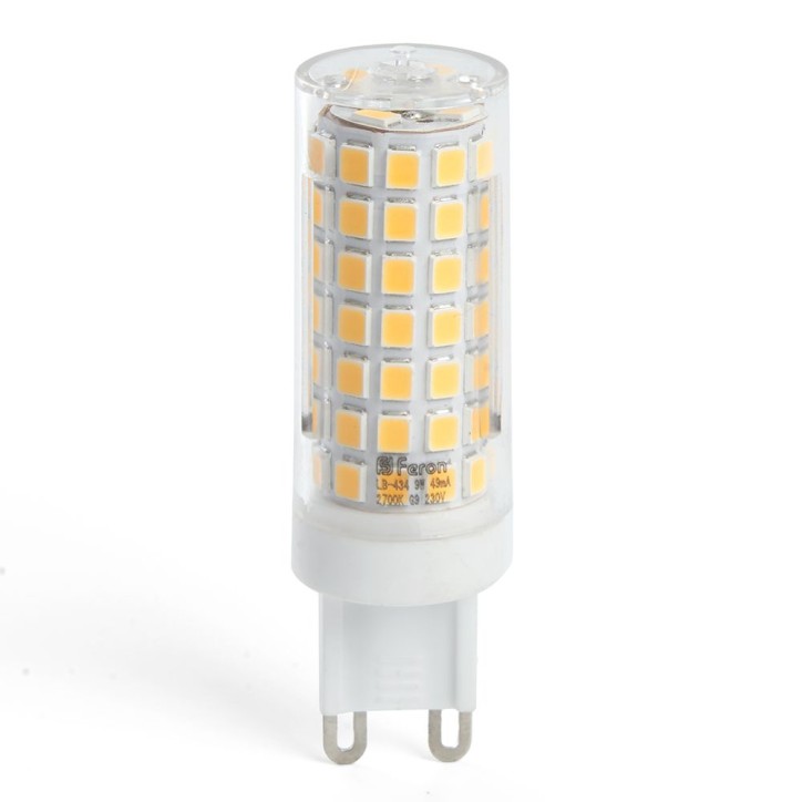 Лампа светодиодная LED 9вт 230в G9 теплый капсульная Лампа светодиодная LED 9вт 230в G9 теплый капсульная