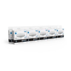Лампа светодиодная LED 14 Вт 1300 лм 6500К таблетка холодный GX70 AC 220В Elementary Gauss