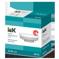 Лампа светодиодная T110 таблетка 20Вт 230В 4000К GX70 IEK