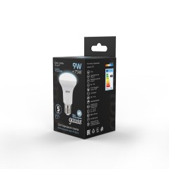 Лампа светодиодная LED 9 Вт 700 лм 4100К грибок R63 нейтральный E27 AC 220В Black Gauss