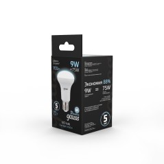 Лампа светодиодная LED 9 Вт 700 лм 4100К грибок R63 нейтральный E27 AC 220В Black Gauss