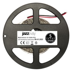 Лента PLS 5050/60-12V 3000K IP20 (5м) Jazzway