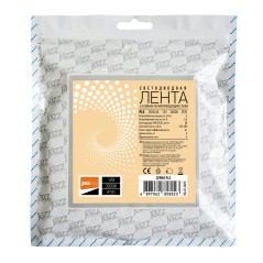 Лента светодиодная LEDx60/м 6Вт/м 12В теплый белый IP20 (5м)