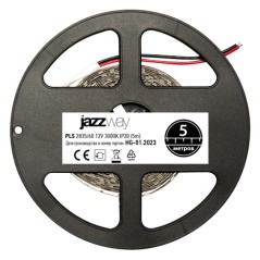 Лента PLS 2835/ 60-12V 3000K IP20 -5m (теплый белый) Jazzway