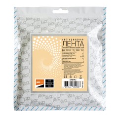 Лента светодиодная LEDx60/м 1м 6Вт/м 12Втеплый белый IP65 (5м)
