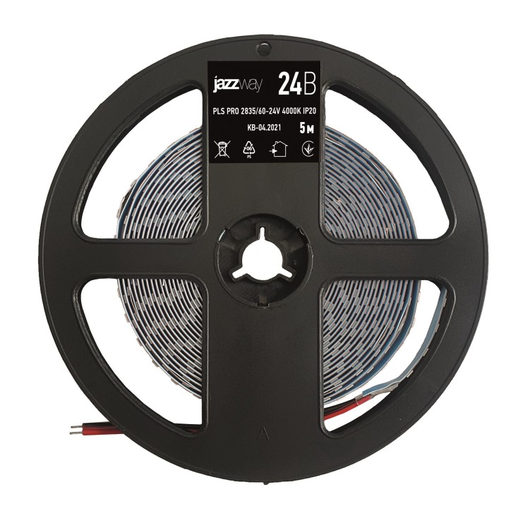 Лента светодиодная PLS PRO 2835/ 60-24V 4000K IP20 -5m Jazzway Лента светодиодная PLS PRO 2835/ 60-24V 4000K IP20 -5m Jazzway
