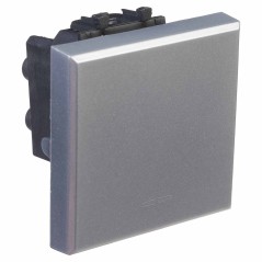 Avanti Инвертор одноклавишный модульный Закаленная сталь 2 модуля (Переключатель сх.7)