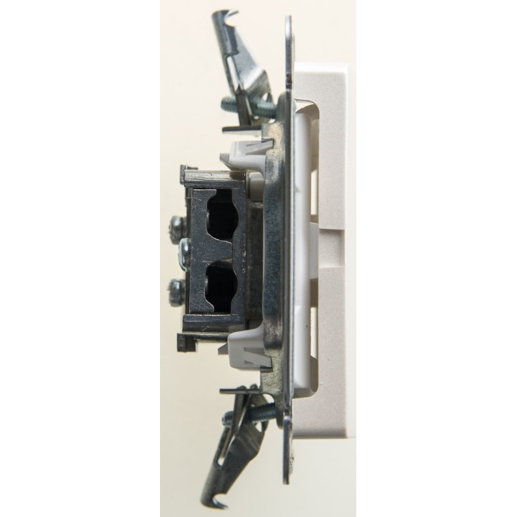 GLOSSA Розетка телевизионная TV проходная 4DB перламутр в рамку GLOSSA Розетка телевизионная TV проходная 4DB перламутр в рамку