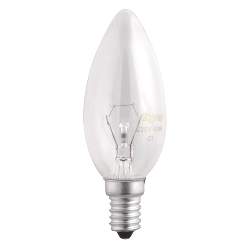 B35 240V 40W E14 clear Jazzway