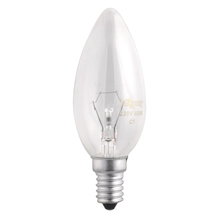 B35 240V 40W E14 clear Jazzway