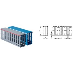 Короб перфорированный RL12 60x80 серый QUADRO
