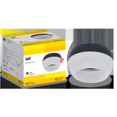 LIGHTING Светильник 4010 накладной потолочный под лампу GX53 черный IEK