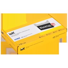 LIGHTING Светильник эвакуационный ССА1100 двусторонний сменный знак совместим с УДТУ 3ч 2Вт IP20 IEK