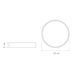 PPB Sсandic-R 24w 4000K WH IP20 D330*60 Jazzway