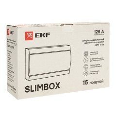 Щит распределительный ЩРН-П-15 ''SlimBox'' белая дверца IP41 PROxima