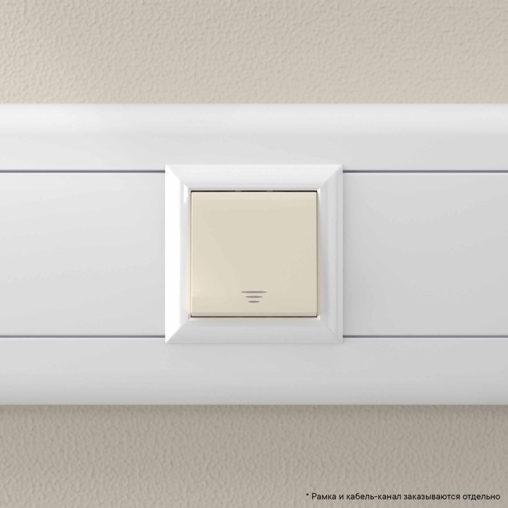Avanti Кнопка ''Ванильная дымка'', 16A, 2 модульная