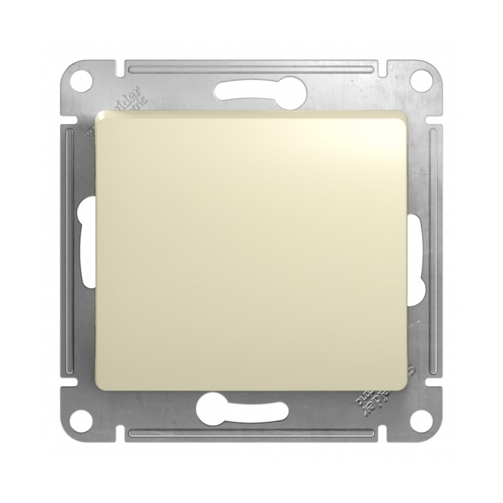 GLOSSA Переключатель перекрестный в рамку бежевый схема 7 GLOSSA Переключатель перекрестный в рамку бежевый схема 7