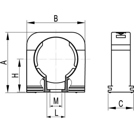 Соединитель регулируемый горизонтальный внешний H80
