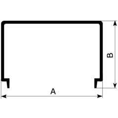 Розетка панельная 63А 3P+N+E 400В верхнее размещение разъема и механическая блокировка