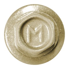 Саморез кровельный 4.8х35 RAL1035 сверло №1 шайба d-14мм с EPDM прокладкой