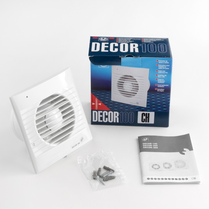 Decor 100CH (230V 50HZ) RE Вентилятор Decor 100CH (230V 50HZ) RE Вентилятор