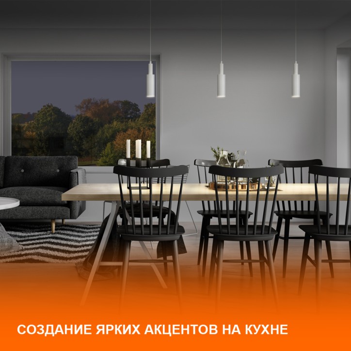 Светильник трековый LEDVANCE ECO TRACKSP 1PH GU10 BKRD 80X1 RU  LEDV