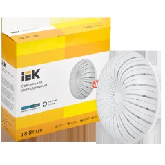 Светильник LED ДПБ 2006 18Вт IP20 4000К круг белый IEK