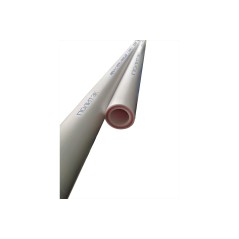 Труба полипропиленовая 50x8.3 SDR 6 PN 25 PPR армированная стекловолокном белая, хлыст 4м