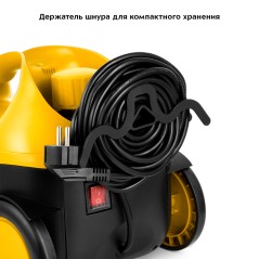 Пароочиститель KT-9141-1 черно-желтый