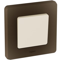 Выключатель одноклавишный - Legrand Inspiria - 10А 250В безвинтовые зажимы - слоновая кость