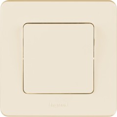 Выключатель одноклавишный - Legrand Inspiria - 10А 250В безвинтовые зажимы - слоновая кость