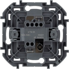 Выключатель одноклавишный - Legrand Inspiria - 10А 250В безвинтовые зажимы - слоновая кость