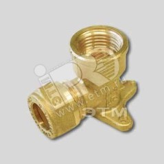 Водорозетка обжимная 18X1/2' для медных труб