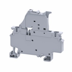 Клемма для предохранителей 5x20, 4 кв.мм пружинная серая OptiClip