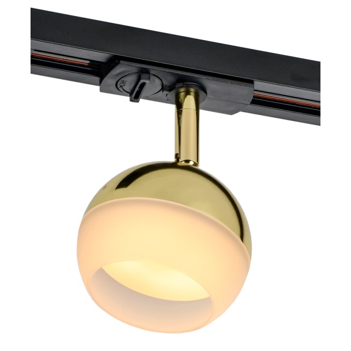 LIGHTING Светильник 4118 декоративный трековый поворотный под лампу GX53 золото IEK