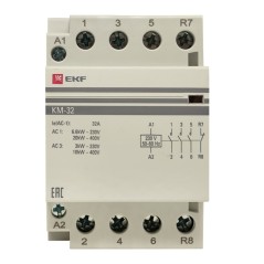 Контактор модульный КМ 32А 3NО+NC (3 мод.) EKF