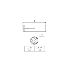 Анкер стальной забивной М10