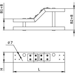 Лоток 300х100 L 3000 толщ. 1,2 мм, цинк-ламельный