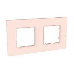 Unica-Quadro Рамка 2 поста розовый жемчуг