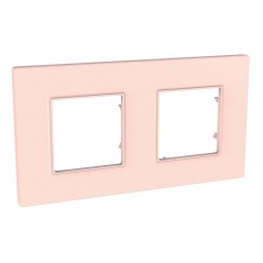 Unica-Quadro Рамка 2 поста розовый жемчуг