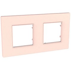Unica-Quadro Рамка 2 поста розовый жемчуг