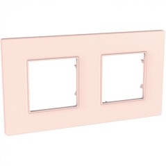Unica-Quadro Рамка 2 поста розовый жемчуг