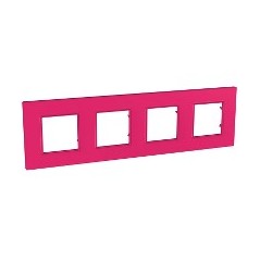 Unica Quadro Рамка 4 поста малина