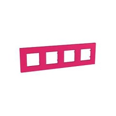 Unica Quadro Рамка 4 поста малина
